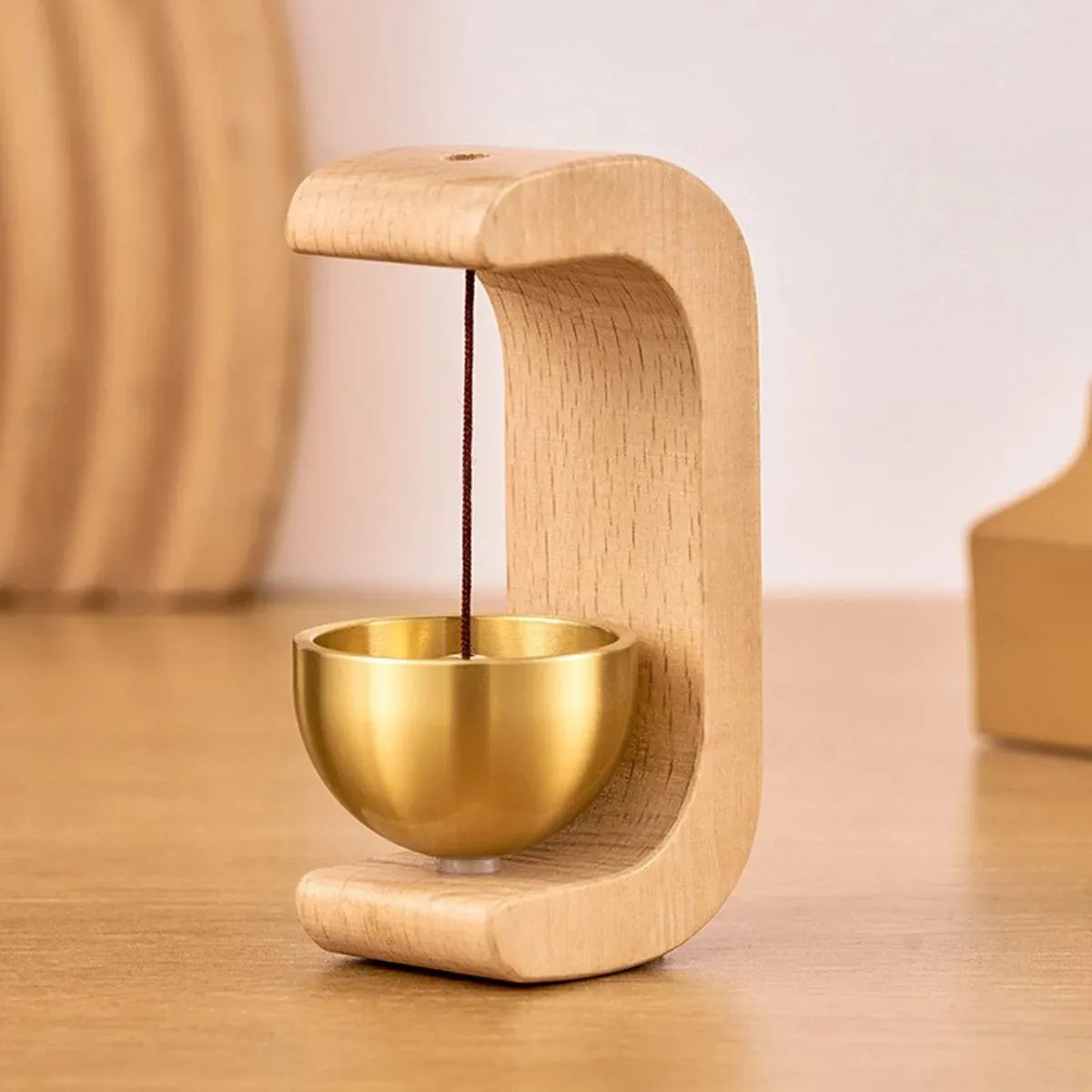 Japanese Wooden Wind Chime Door Bell – Hanging Entrance Decoration