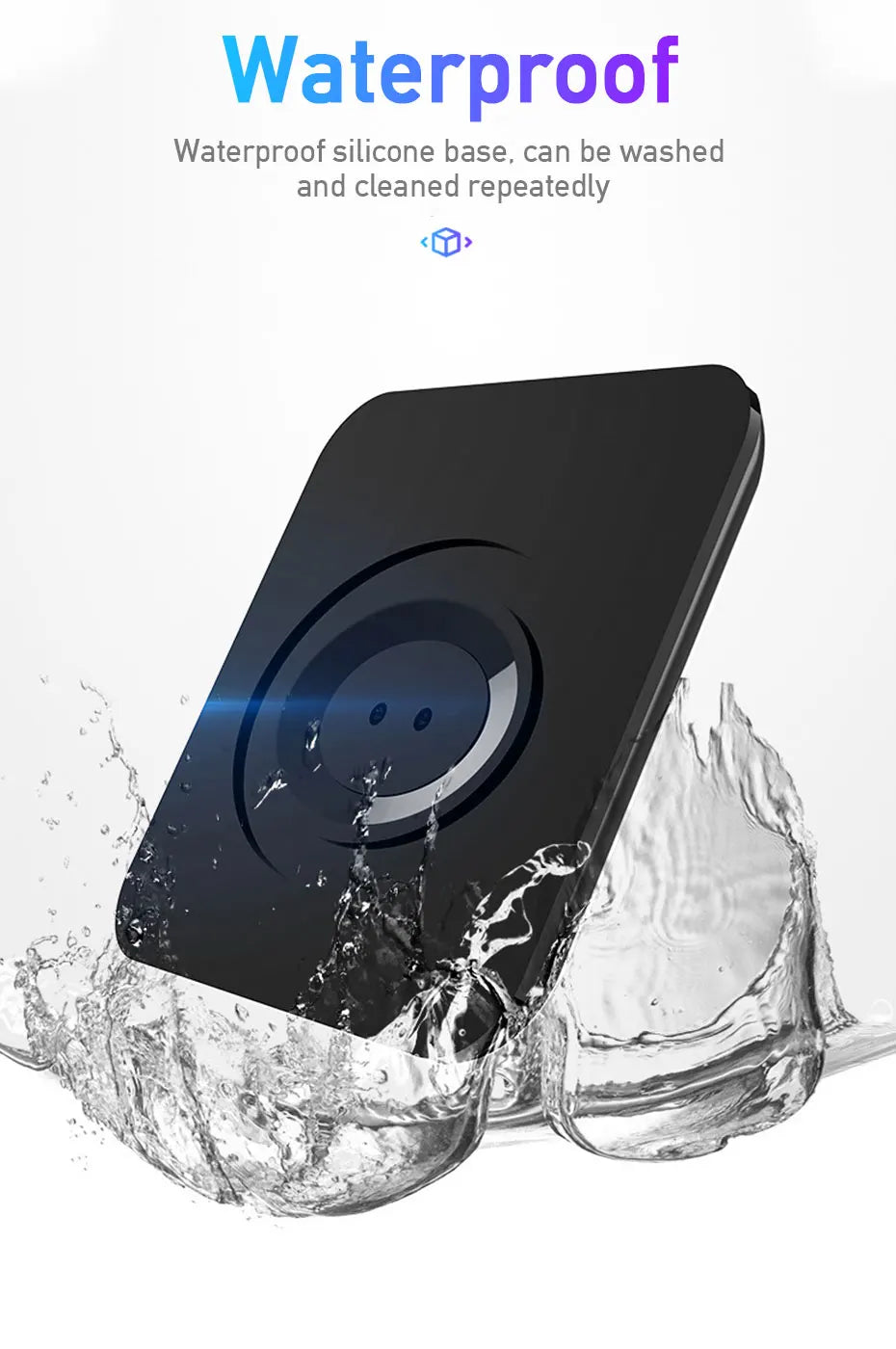 Universal Dashboard Car Phone Holder – Anti-Slip Silicone Suction Mount