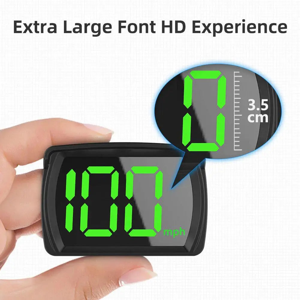 Car HUD GPS Speedometer – Universal Plug & Play Head-Up Display