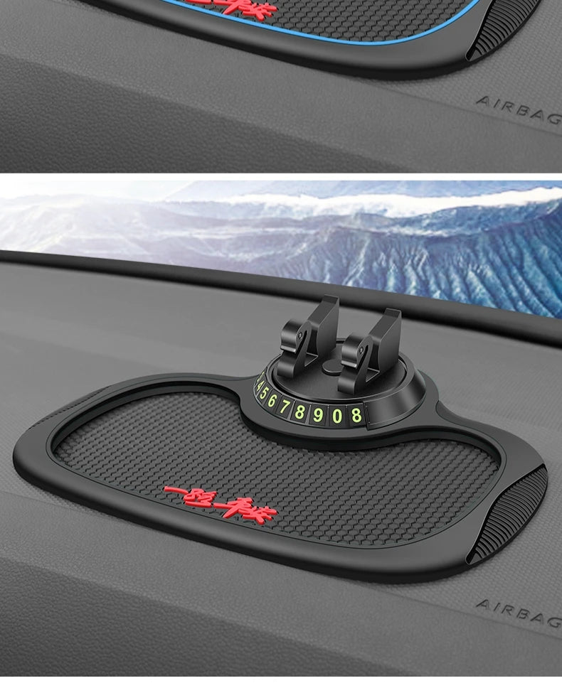 Car Dashboard Anti-Slip Mat & Phone Holder