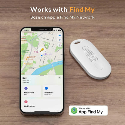 Bluetooth Tracker Tag – Works with Apple Find My | Anti-Loss Finder for Keys, Wallet & Luggage