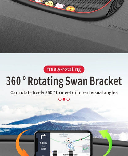 Car Dashboard Anti-Slip Mat & Phone Holder