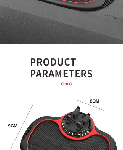 Car Dashboard Anti-Slip Mat & Phone Holder