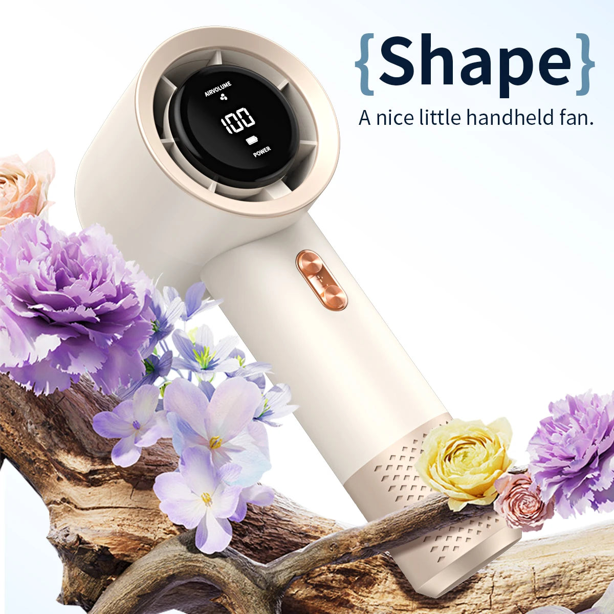 Mini Handheld Portable Fan – USB Powered, 3 Colours