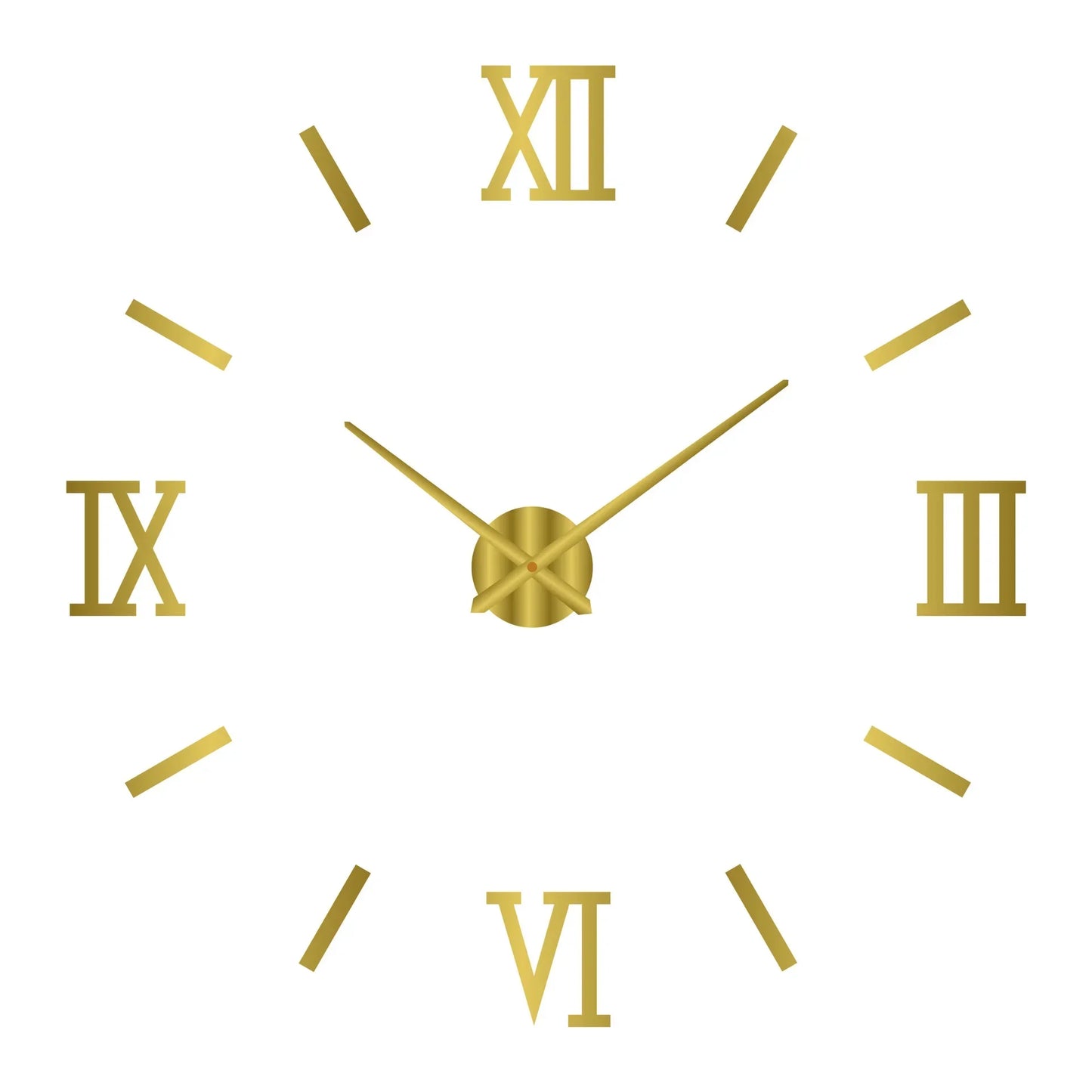 Large 3D Luminous Acrylic Wall Clock – DIY European Style