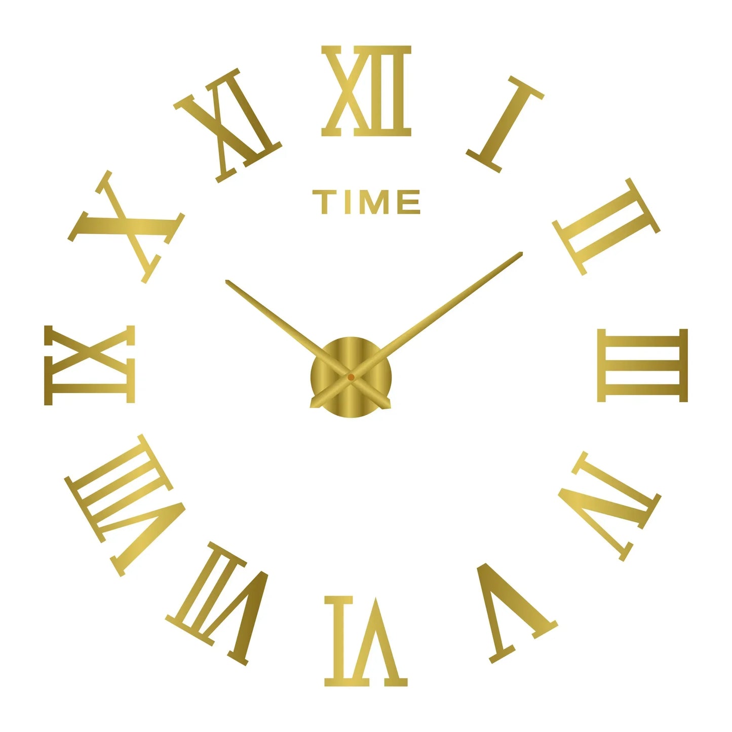 Large 3D Luminous Acrylic Wall Clock – DIY European Style