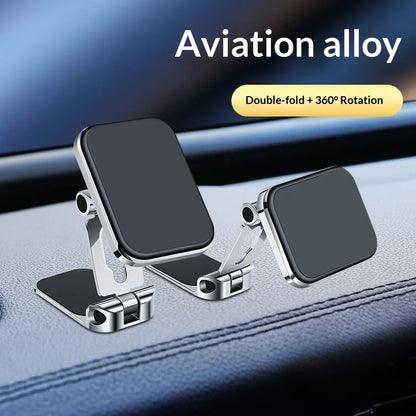 Magnetic Car Phone Holder – Foldable Air Vent & Dashboard Mount