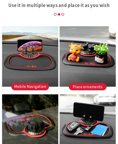Car Dashboard Anti-Slip Mat & Phone Holder