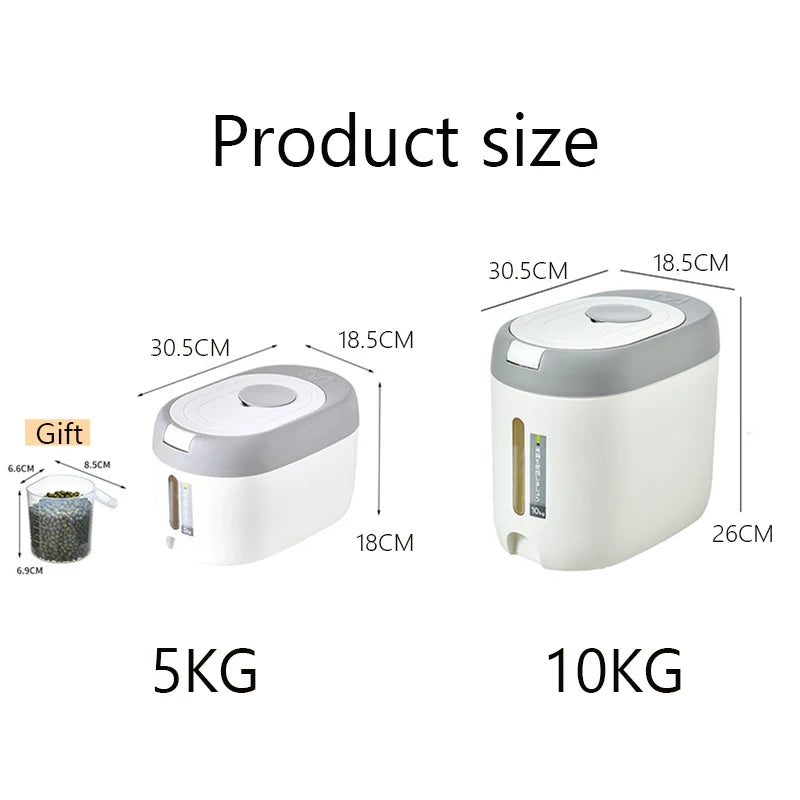 Rice & Cereal Dispenser with Storage Container (5kg / 10kg)