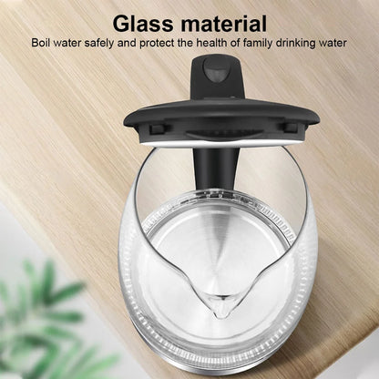 2L Glass Electric Kettle with Auto Shut-Off – Fast Boil, UK Plug