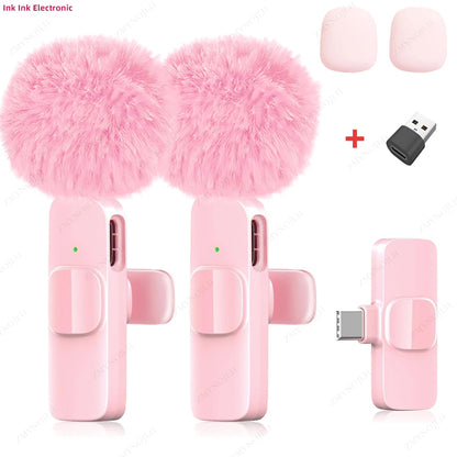 Wireless Lavalier Microphone – Mini Mic for iPhone, Android & PC