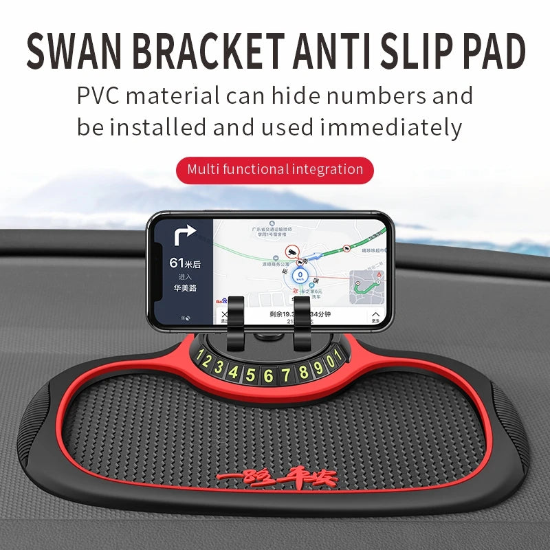 Car Dashboard Anti-Slip Mat & Phone Holder