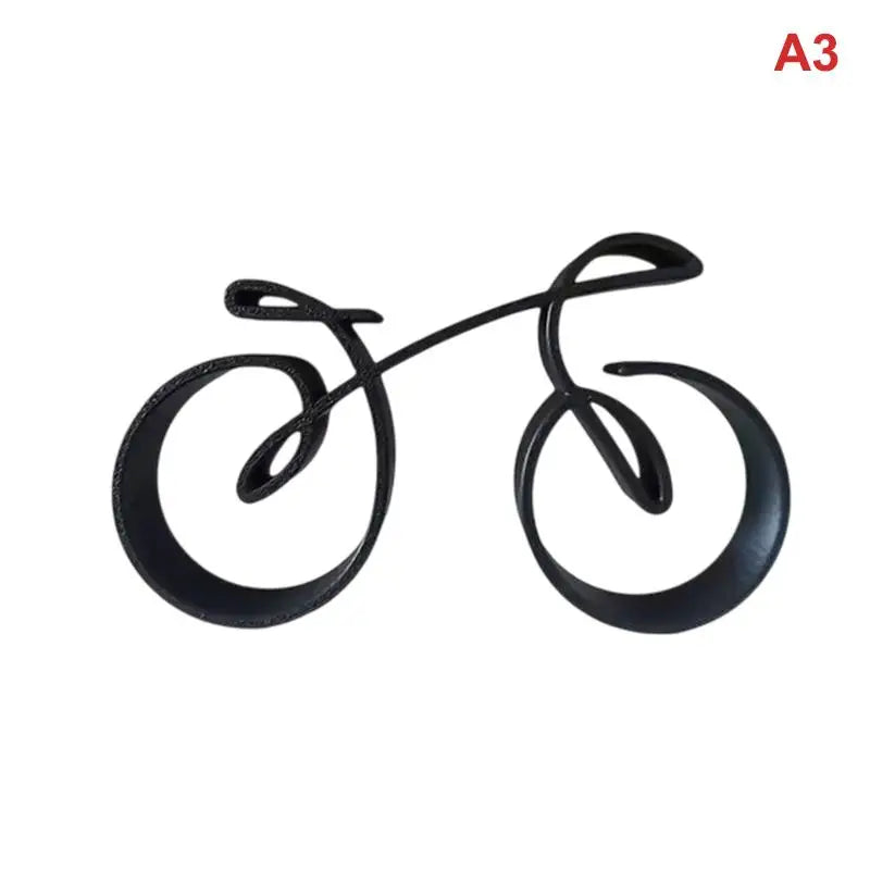 3D Mini Bicycle Ornament – Minimalist Tabletop & Shelf Décor