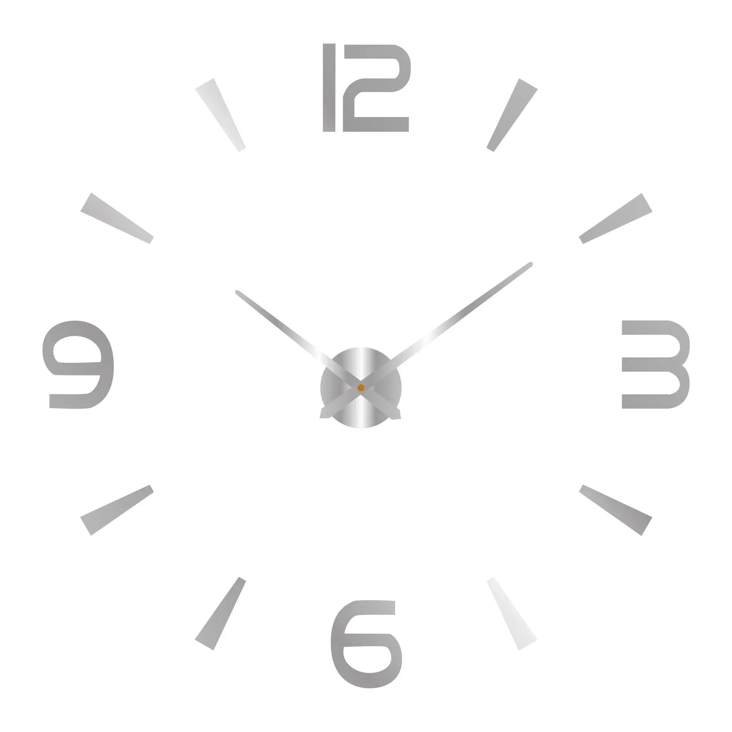 Large 3D Luminous Acrylic Wall Clock – DIY European Style
