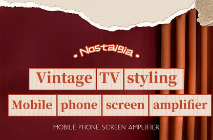 Mobile Phone Screen Magnifier Holder Enlarged Expand Stand Phone Holder HD Video Amplifier Eyes Protection Retro TV Box