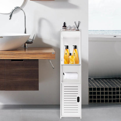3-Tier Freestanding Bathroom Storage Cabinet – Waterproof PVC