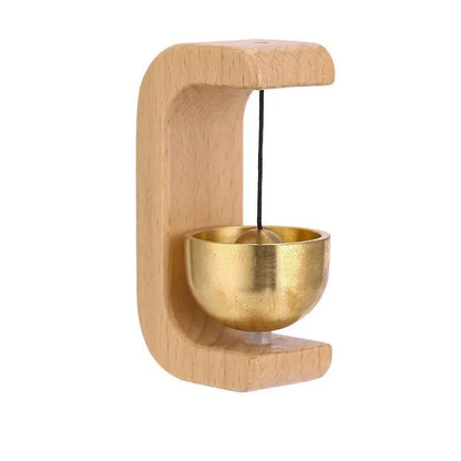 Japanese Wooden Wind Chime Door Bell – Hanging Entrance Decoration