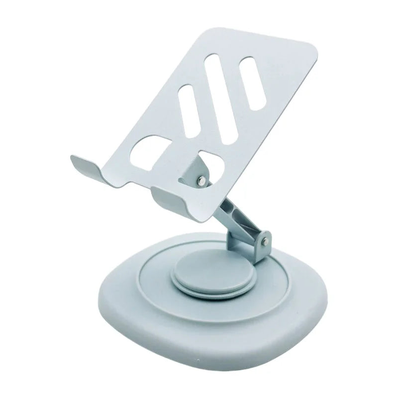 Cell Phone Stand for Desk - [360° Rotation] Sturdy Adjustable Desktop Phone Holder, Foldable Mobile Stand, for Smartphone