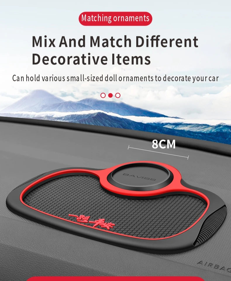 Car Dashboard Anti-Slip Mat & Phone Holder