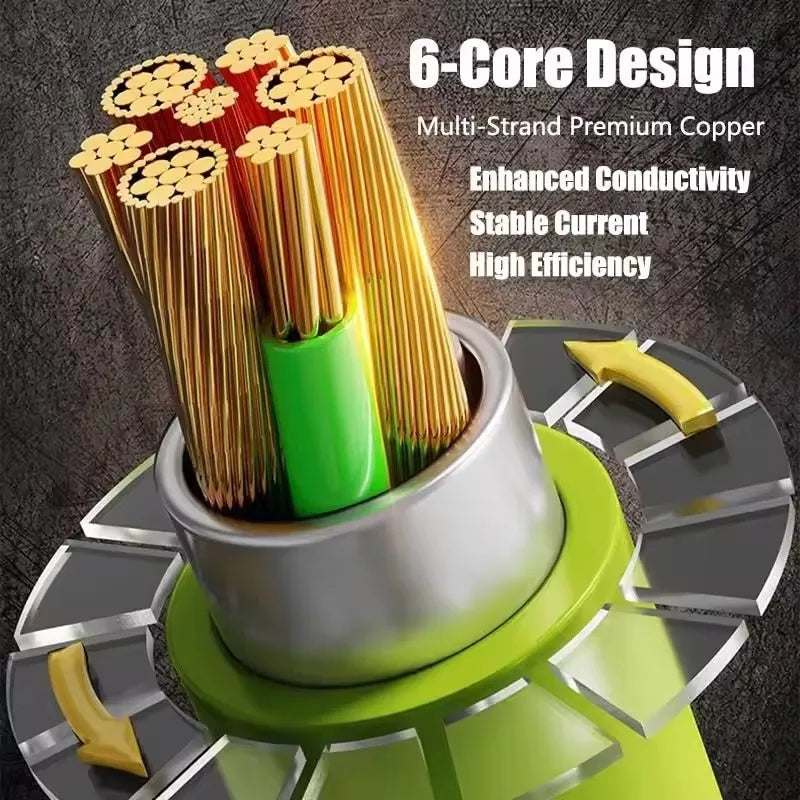USB-C Fast Charging Cable 3-Pack – PD, Data Sync, 0.3m to 2m