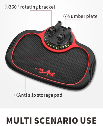 Car Dashboard Anti-Slip Mat & Phone Holder