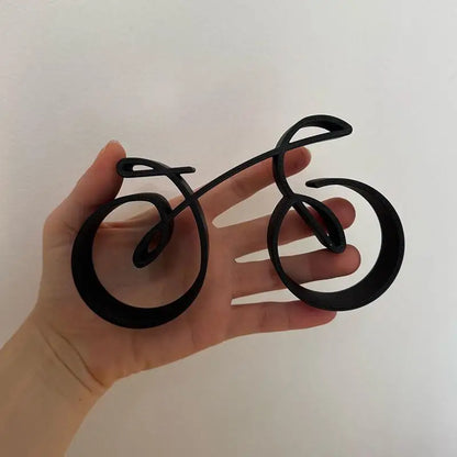 3D Mini Bicycle Ornament – Minimalist Tabletop & Shelf Décor