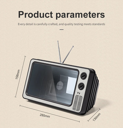 Mobile Phone Screen Magnifier Holder Enlarged Expand Stand Phone Holder HD Video Amplifier Eyes Protection Retro TV Box