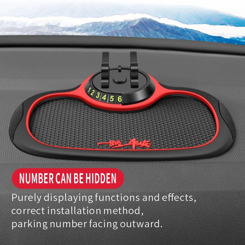 Car Dashboard Anti-Slip Mat & Phone Holder