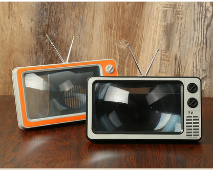 Mobile Phone Screen Magnifier Holder Enlarged Expand Stand Phone Holder HD Video Amplifier Eyes Protection Retro TV Box