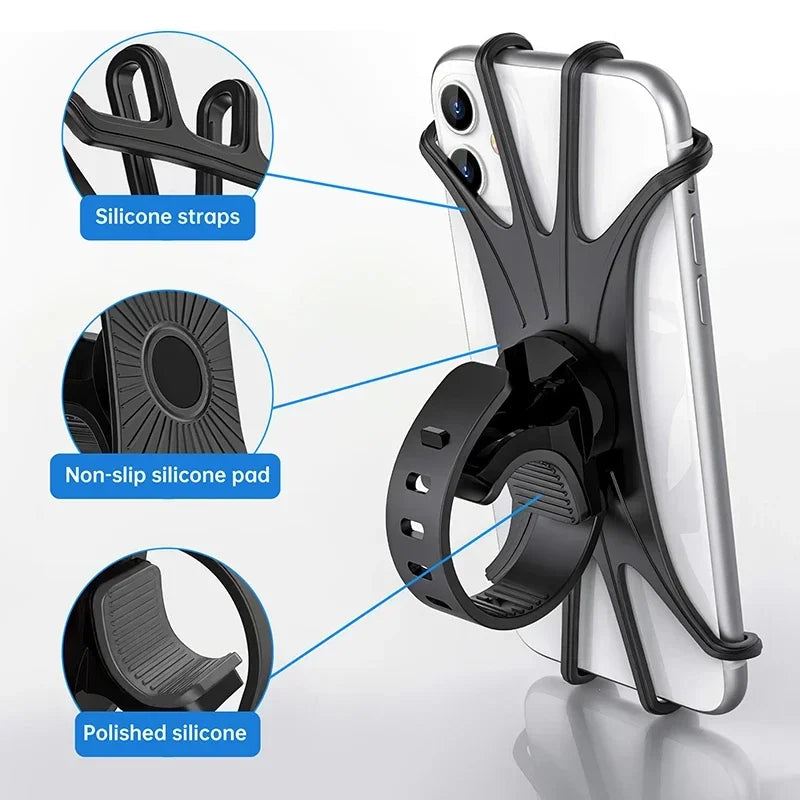 Bicycle Mobile Cellphone Holder Hot Bike Phone Holder Motorcycle Stand Suporte Celular For iPhone Samsung Xiaomi Gsm Houder Fiet