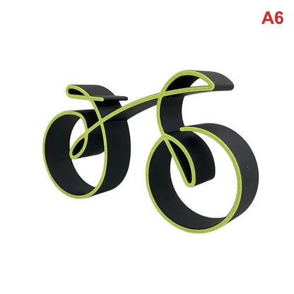 3D Mini Bicycle Ornament – Minimalist Tabletop & Shelf Décor