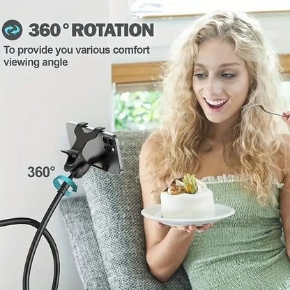 Flexible Gooseneck Phone Holder – Bed & Desk Clamp Stand