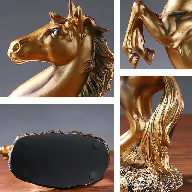 European Style Resin Victory Horse Statue