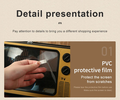 Mobile Phone Screen Magnifier Holder Enlarged Expand Stand Phone Holder HD Video Amplifier Eyes Protection Retro TV Box
