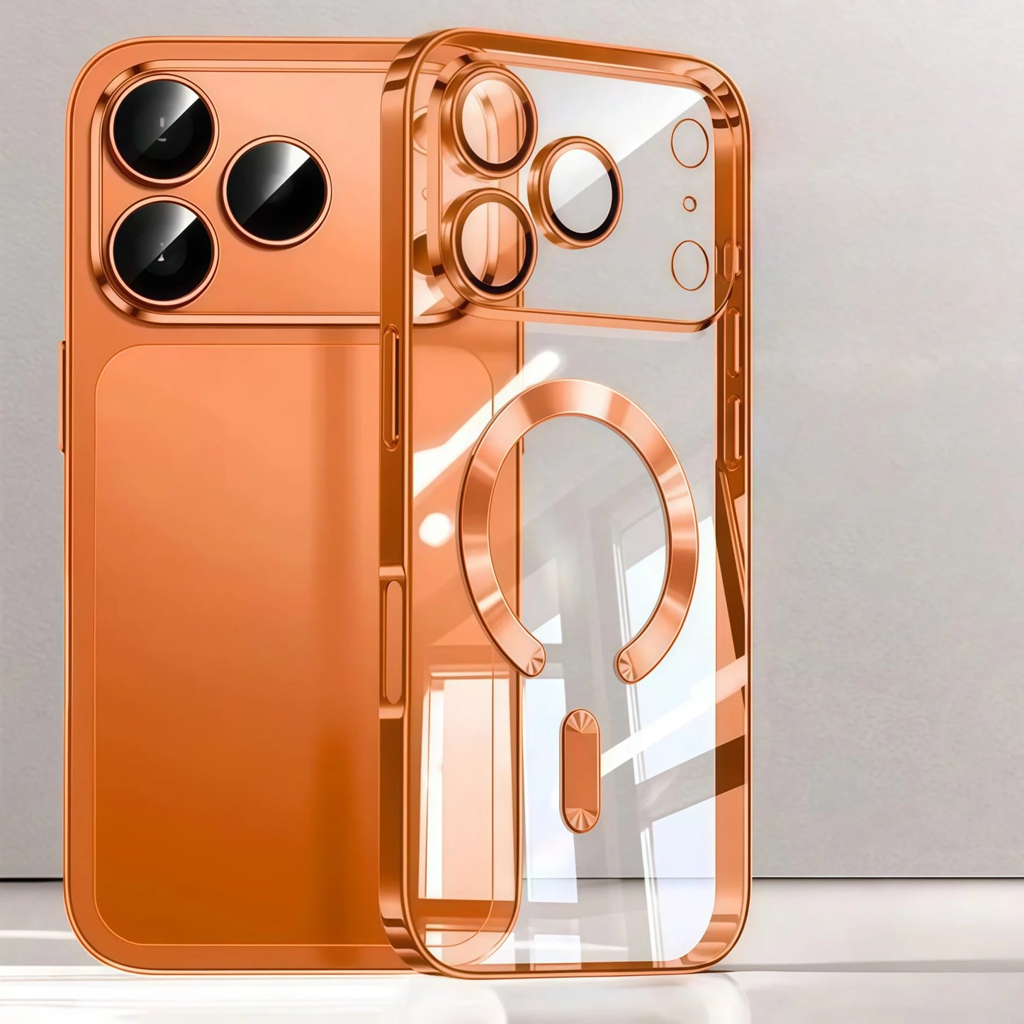 LUXURY MAGNETIC CAMERA PROTECTION iPHONE CASE