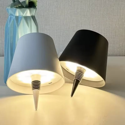 LED Wine Bottle Lamp – USB Rechargeable Ambient Table Light
