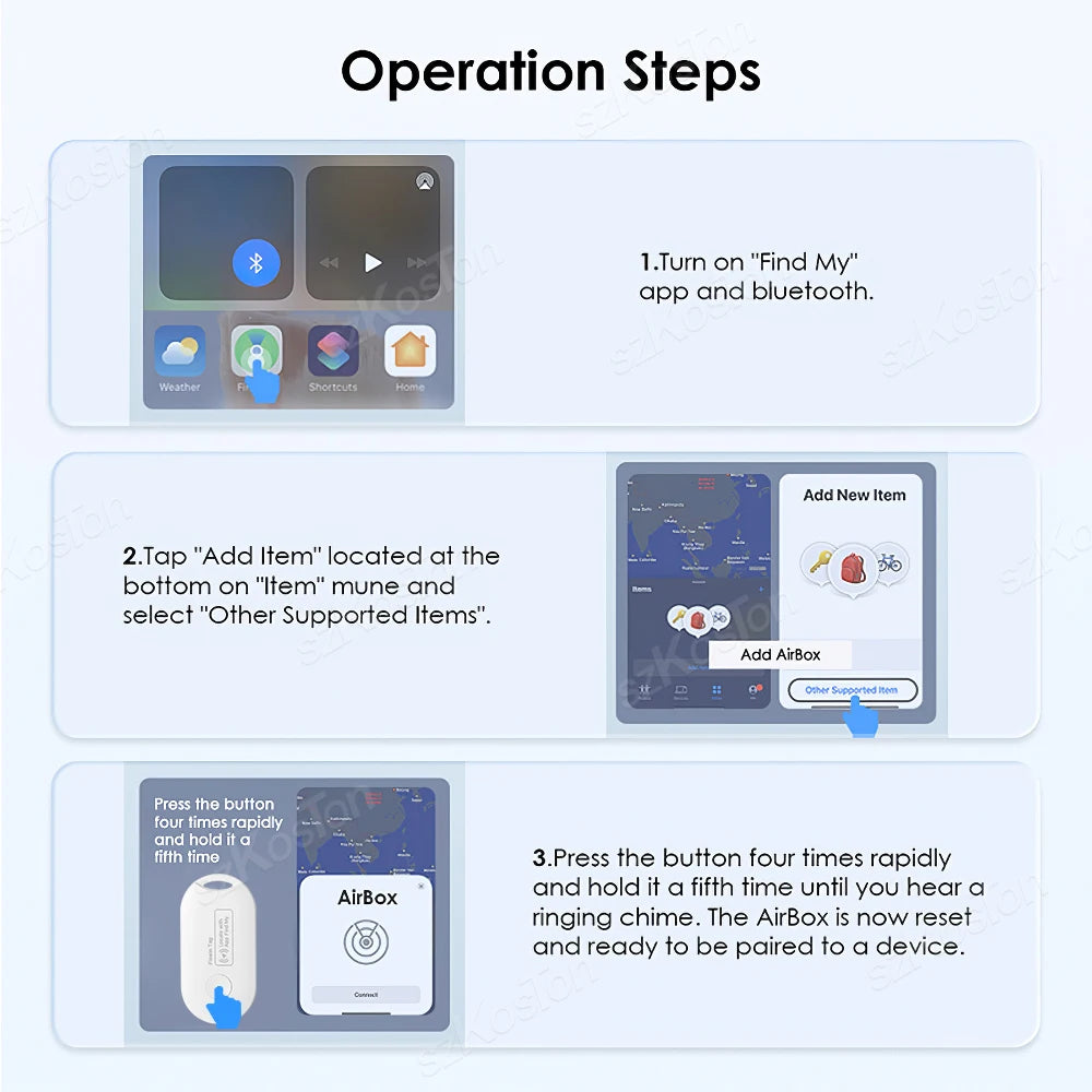 Bluetooth Tracker Tag – Works with Apple Find My | Anti-Loss Finder for Keys, Wallet & Luggage