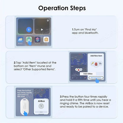 Bluetooth Tracker Tag – Works with Apple Find My | Anti-Loss Finder for Keys, Wallet & Luggage