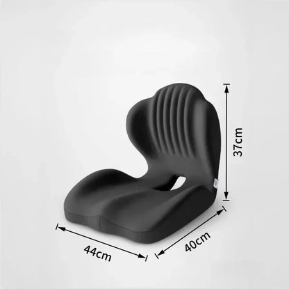 Ergonomic Memory Foam Seat Cushion with Lumbar Support Orthopedic Back Tailbone Sciatica Pain Relief for Office Chair Car