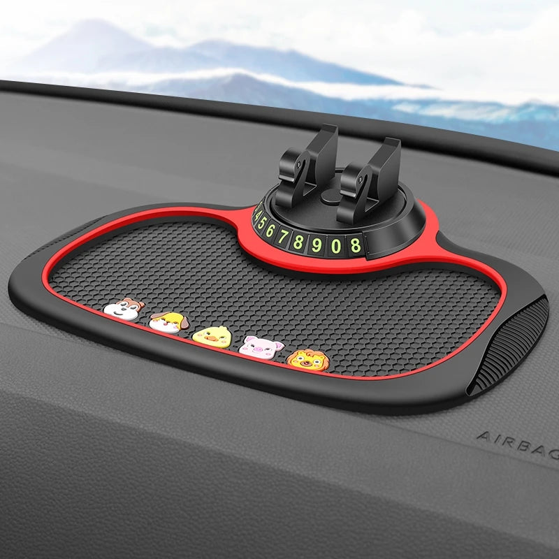Car Dashboard Anti-Slip Mat & Phone Holder