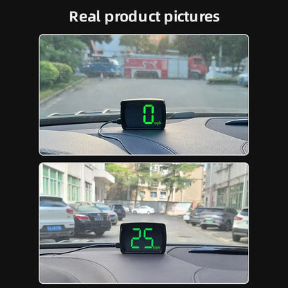 Car HUD GPS Speedometer – Universal Plug & Play Head-Up Display