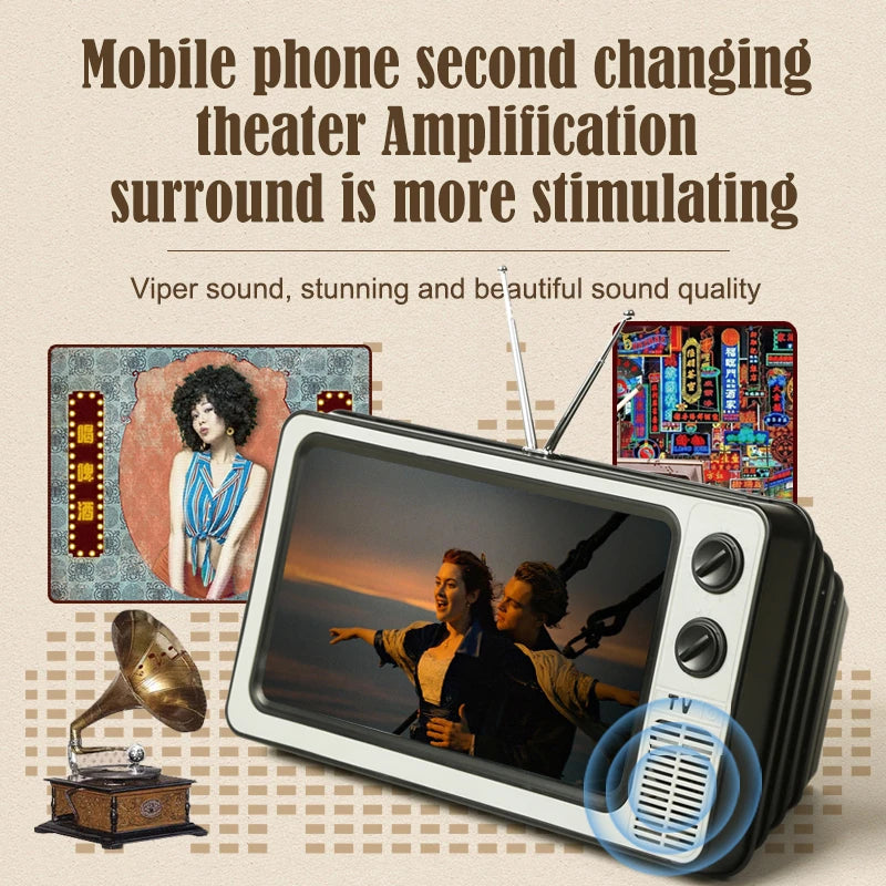 Phone Screen Magnifier & Stand – HD 3x Video Amplifier