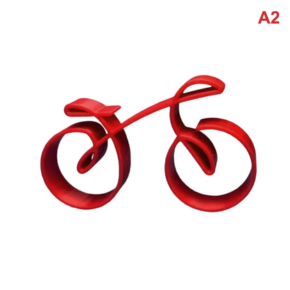 3D Mini Bicycle Ornament – Minimalist Tabletop & Shelf Décor