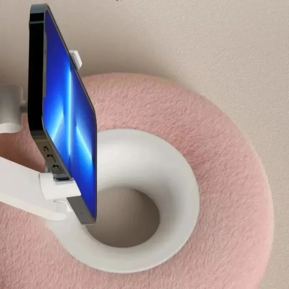 Pillow Phone Holder – Adjustable Long-Arm Stand for Desk & Bed
