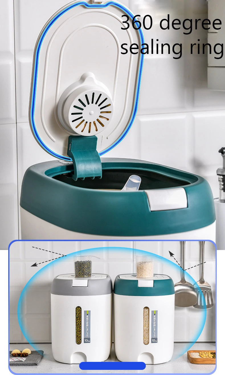 Rice & Cereal Dispenser with Storage Container (5kg / 10kg)