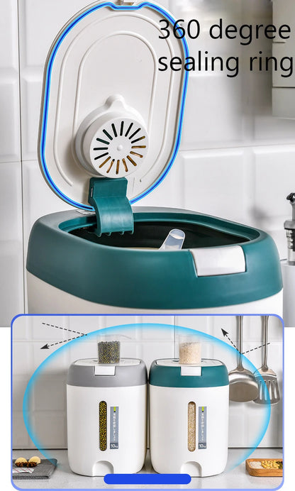 Rice & Cereal Dispenser with Storage Container (5kg / 10kg)