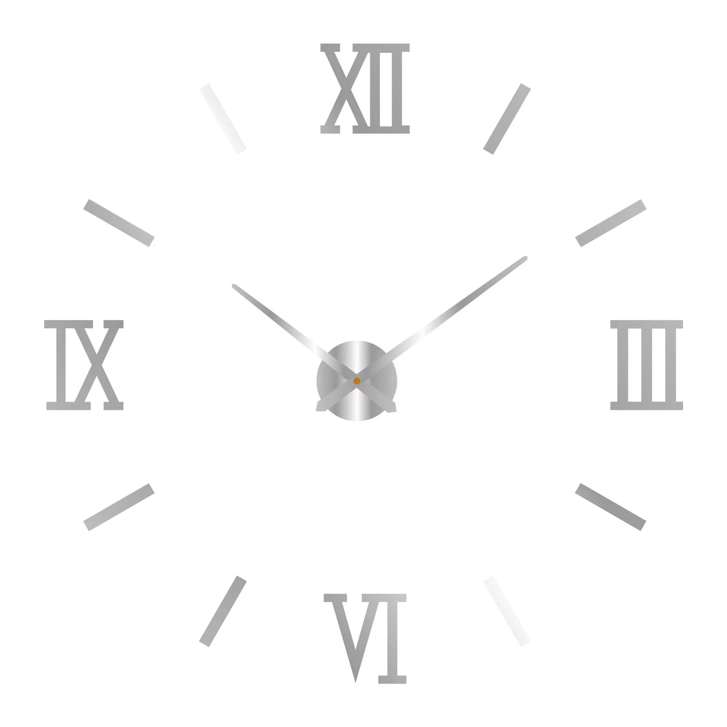 Large 3D Luminous Acrylic Wall Clock – DIY European Style
