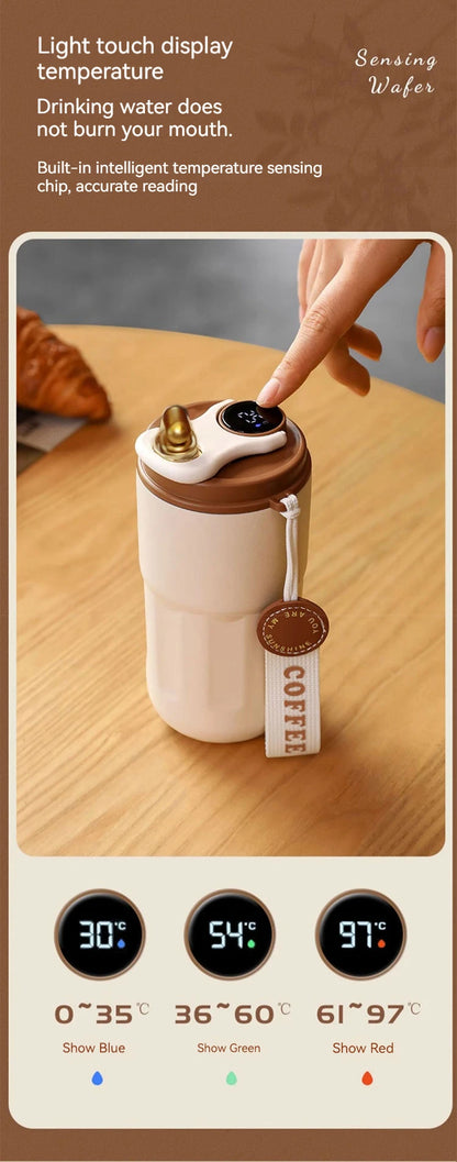 450ml Stainless Steel Thermal Flask with LED Temperature Display