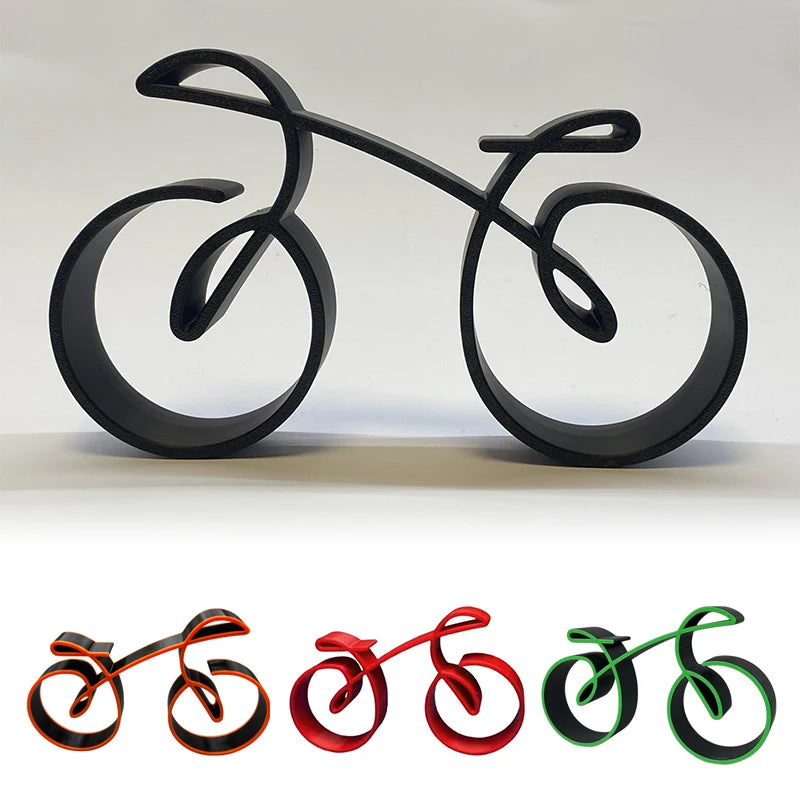 3D Mini Bicycle Ornament – Minimalist Tabletop & Shelf Décor