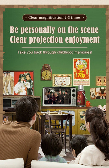 Mobile Phone Screen Magnifier Holder Enlarged Expand Stand Phone Holder HD Video Amplifier Eyes Protection Retro TV Box